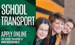 Parents urged to apply for School Transport Tickets now
